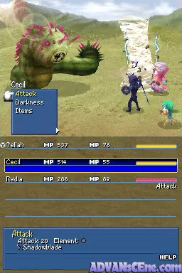 Final Fantasy IV screenshot 3 for Nintendo DS